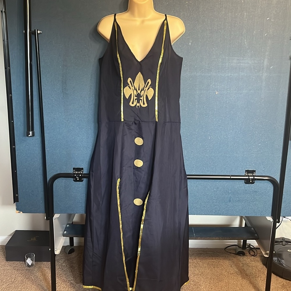 Chasing fireflies dark queen costume size 8-10 dress only